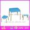 2015 New cute wooden table and chair. popular wooden table and chair WO8G098-x