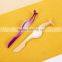 Gradient ramp rubber plastic material multifunctional eyelash tweezer for beauty salon