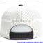 2016 fashion PU leather snapback hat with embroidery logo and full laser holes on the hat