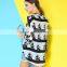 2015 HOYUGO Latest Printed Blouse Designs, Model Loose Blouse, Lao Silk Blouse Wholesale Manufacturer in China.