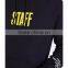 Oversized Men Hoodies Long Sleeves Ribbed Cotton Blends Fleece Logo Print Hoodies Custom Kangaroo Pocket
