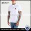 MGOO Latest Blank Organic Cotton T Shirts Mens White Fitness T Shirt Embroidered With Flora