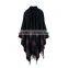 Korean style 2017 new year female scarf coloful stripes jacquard 100%ACRYLIC material 130*150cm women travel cappa
