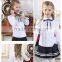 Custom uniform shirts wholesale /Cheap primary school uniform white shirts