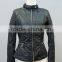 Womens Faux Leather Zipper Moto Biker Jacket Slim Short PU Leather Coat #LPU0319