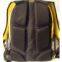 Sports backpack/school backpack/large volume/600D/foam back padding/organizer/yellow+grey+white (GO-001)