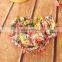 Yellow Cherry blossoms Floral Printed Ruffle Bloomer Baby Girls Diaper for Birthday