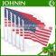 Fast OME Cheap Promotional custom gift USA car flag