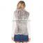 SJ324-01 Big Collar Raccoon Vests Hot Sale Danish Winter Women Clothing Collection