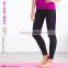 Sportswear color insert mesh women yoga pants