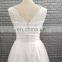Wholesale V Neckline Sleeveless Beaded Ivory Short Prom Dresses With Detachable Skirt