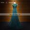 A17DL0026 O-neck Bright Sexy Lime Green Evening Dress Emerald Green Prom Dresses