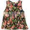 Tiered babydoll cut and feminine floral print relaxed tank