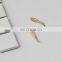 sweet cute leaf stud earrings for women bijoux fashion jewelry wholesale ear cuffs classic delicate rhinestone decoration