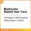 Multicolor Rabbit Hair Yarn color alter