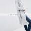 Fashion Lightweight Open Front Knit Cardigan With Ladder Stitch