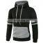 Compression Autumn Warm Men's Gym Wear Fashion Plain Striped Hoodie shirt Hooded Pullover Casual Bodybuilding Adult Clothing Top