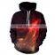 2017 hoodies manufacturer custom 3d sublimation print galaxy fitness design gym men hoodie