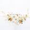 Jewelry Accessory Headband Enchanted Floral Bridal Hair Vine Floating Pearl Hairgrips Convertible Hair Vine Women Headpiece Prom