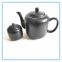 A Set Stoneware Tea Pot With 16 pieces Classical Black Tea Pot Set