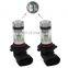 2x 9005 HB3 9145 H10 8000K ice-blue 100W LED Projector Fog Driving Light Bulb