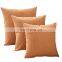 Home decor Custom plain  linen cushion case cover for Sofa