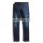 Diznew Custom large size men's dark blue straight denim fabrics jeans