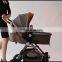 Baby prams luxury stroller 3 in 1 aluminium alloy baby push chair stroller