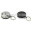 Gift Idea 2" Pull Reel Key Chain Keychain w 38" Retractable Cable Cord US SELLER