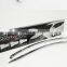 Chrome door visor side window deflector shade sun rain shield silver strips guard for Hyundai H-1