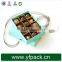 Food-grade fancy cheap paper chocolate box with divider wholesale