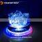 led illuminated disposable plastic acrylic drink coaster