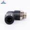 Pneumatic Parts One Touch Pneumatic Fittings Air Tube Fitting PL Plastic Male Elbow Fittings