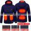 Hot sale Men's Usb Rechargeable Electrical heating jacket custom brand plus size down jacket bubble coat winter coat for men