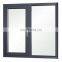 Australia standard double glass black aluminium windows glass window