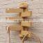 Special design coat clothes hanging wall wooden shelf