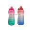 2.2L Half Gallon PETG Drinking Sport Water Bottle With Motivational Time Maker