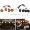 Front grille LED light for Jeep Wrangler JK JL 4X4 ABS grill grille led lighting 4x4 accessories Maiker offroad