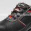 Hot Sale High Quality   anti smashing light weight black work steel toe safety  shoes