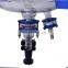 Pharmaceutical vacuum reaction double layer jactked glass reactor