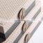 hot-sell modern antique home interior wedding rectangular beige grey luxury retro pu leather mdf metal jewelry box