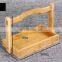 Bamboo Serving Tray Wholesale New Design Food Serving Tray Picnic Bamboo Baskets