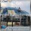 Pre fabricated steel roof structure glass skylight