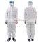 Manufacture ppe microporous coverall disposable isolation coveralls men's coverall protective