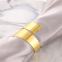 High Quality Wedding Banquet Decorations Napkin Ring Gold Silver Luxury For Tableware