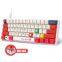 98-key Rgb Full-key Collision-free Wired Gaming Keyboards Blue And Red Axis Sleeve Hot-swappable Mechanical Keyboard