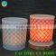 Glass Candle Holders Cup Candlestick for wedding decorations