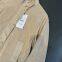 2025 Spring New Product Women's Suede Texture Effect Stand up Collar Long Sleeve Jacket Workwear Coat