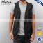 2016 OEM Fashionable Mens Gray Hooded Vest