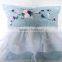 handmade ribbon embroidery cushion cover